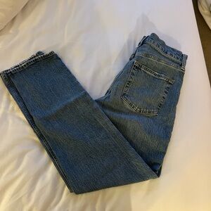 GAP Sky High Straight Light Blue Denim Jeans